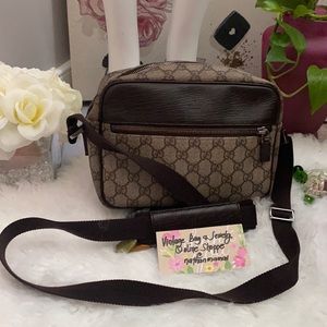 Gucci canvas crossbody